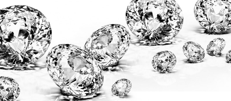 A collection of brilliant Cubic Zirconia stones, a popular and affordable alternative to diamonds.