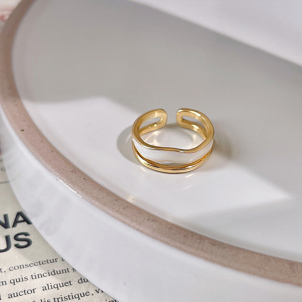 The double-loop design ring from the adjustable set