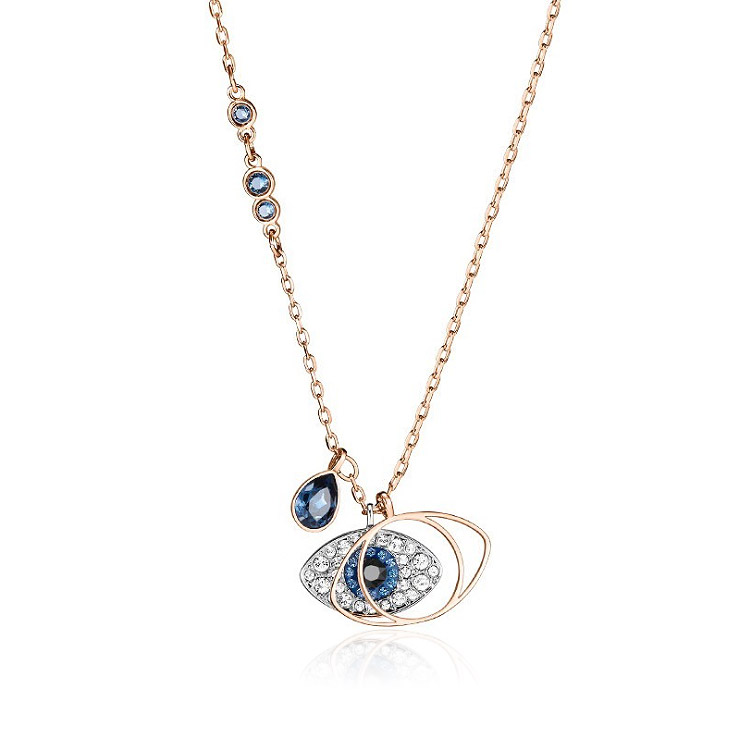 Evil Eye Charm Pendant in classic gold finish