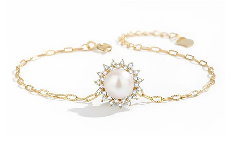 Parelen Zonneburst Armband