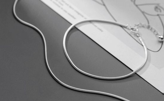 925 Sterling Zilveren Ronde Slangketting