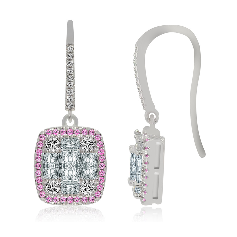 Detailed side view of the Dreamy Sweet Hook Earring