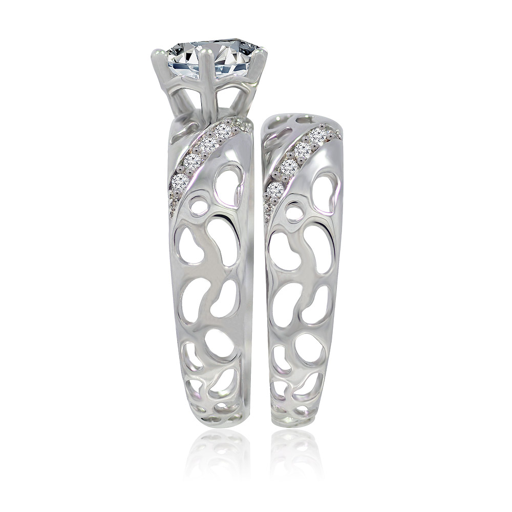 The complete Timeless Ring Set with both rings displayed