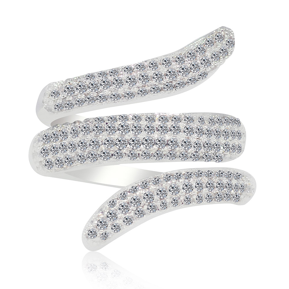 Detailed spiral view of the Snake Curve Ring