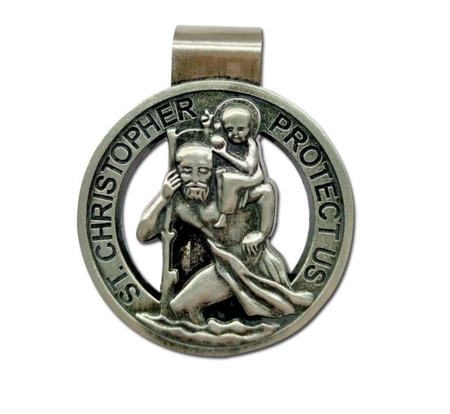 Custom St. Christopher Pendant Example