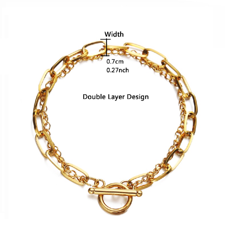 Vervelle Double Chain Bracelet | 18ct Gold Plated Vermeil | Missoma