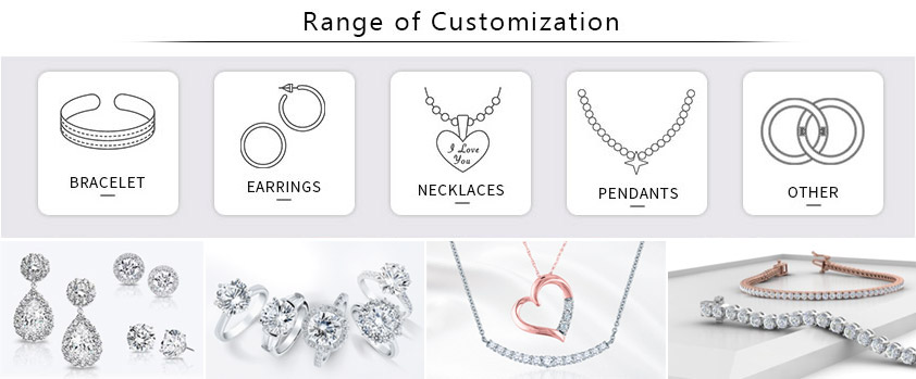 CZ jewelry in various types style