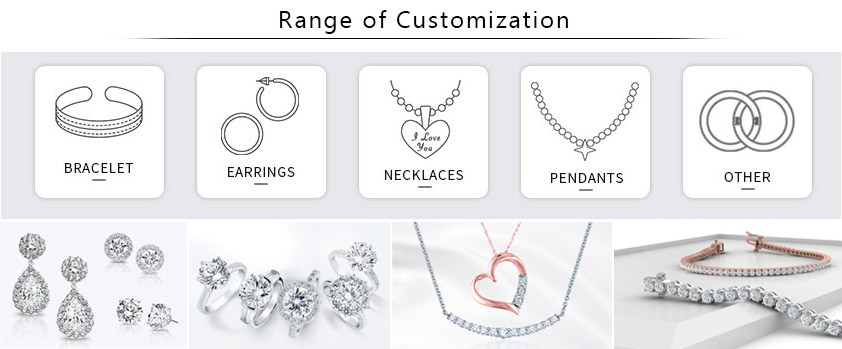 CZ jewelry in various types style