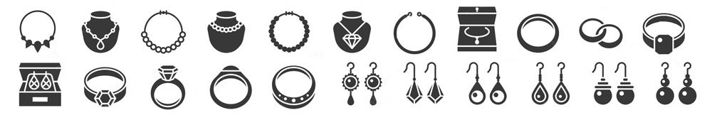 CZ jewelry in various types style