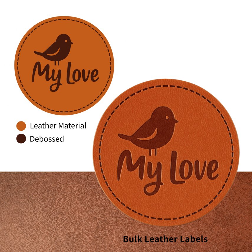 Custom Leather Labels Artworktemplate