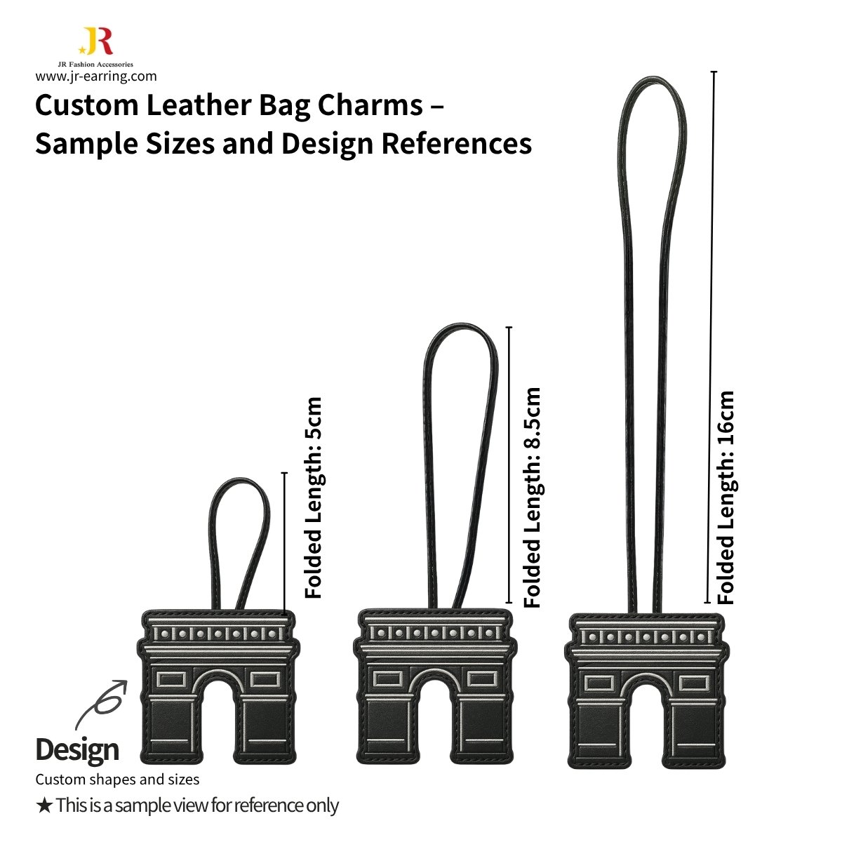 custom leather bag charms