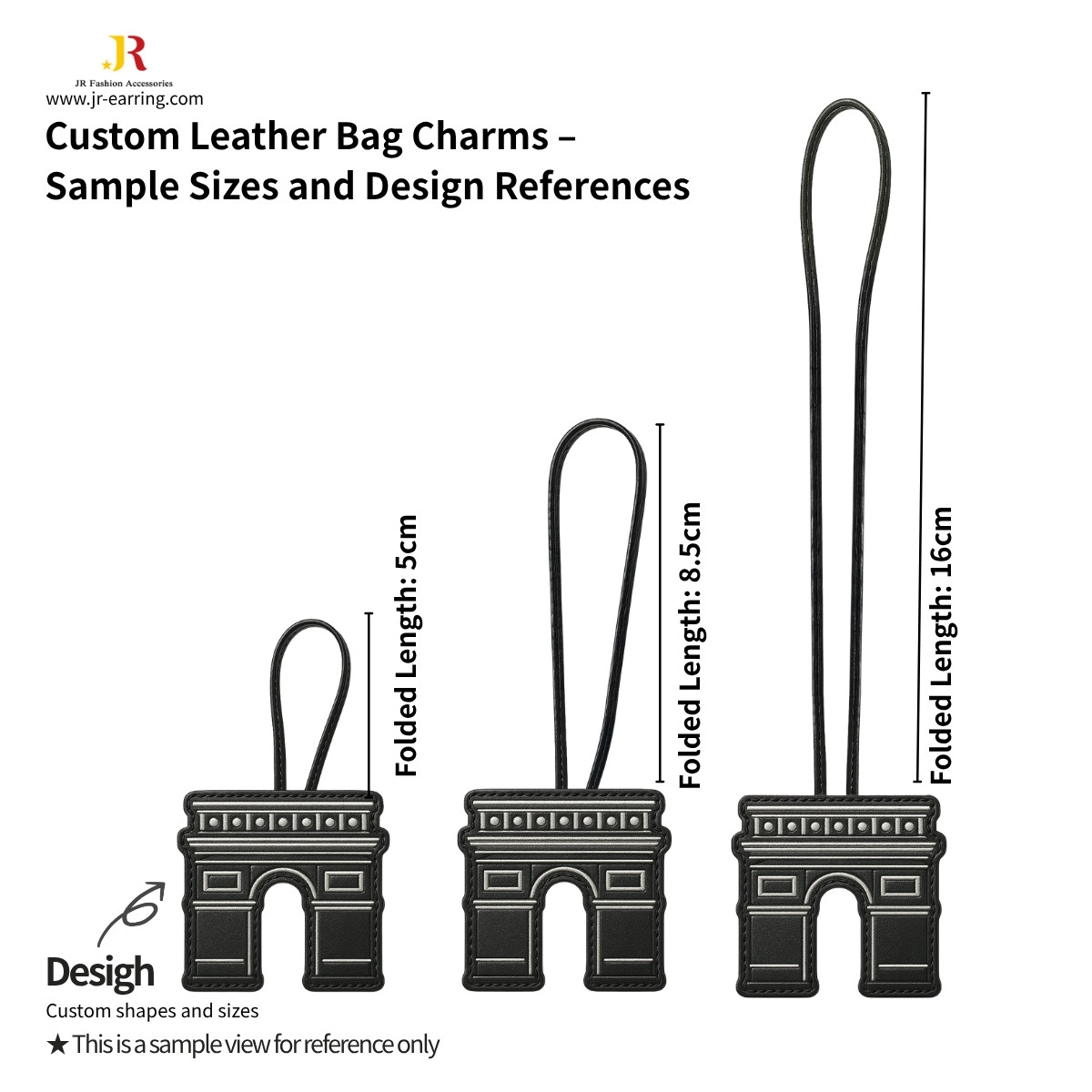 custom leather bag charms 