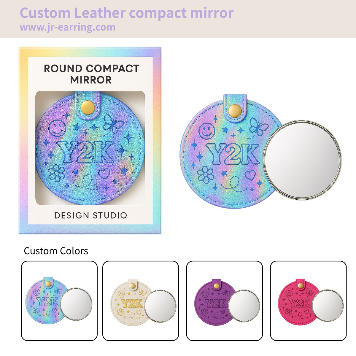 personalized compact mirror bulk