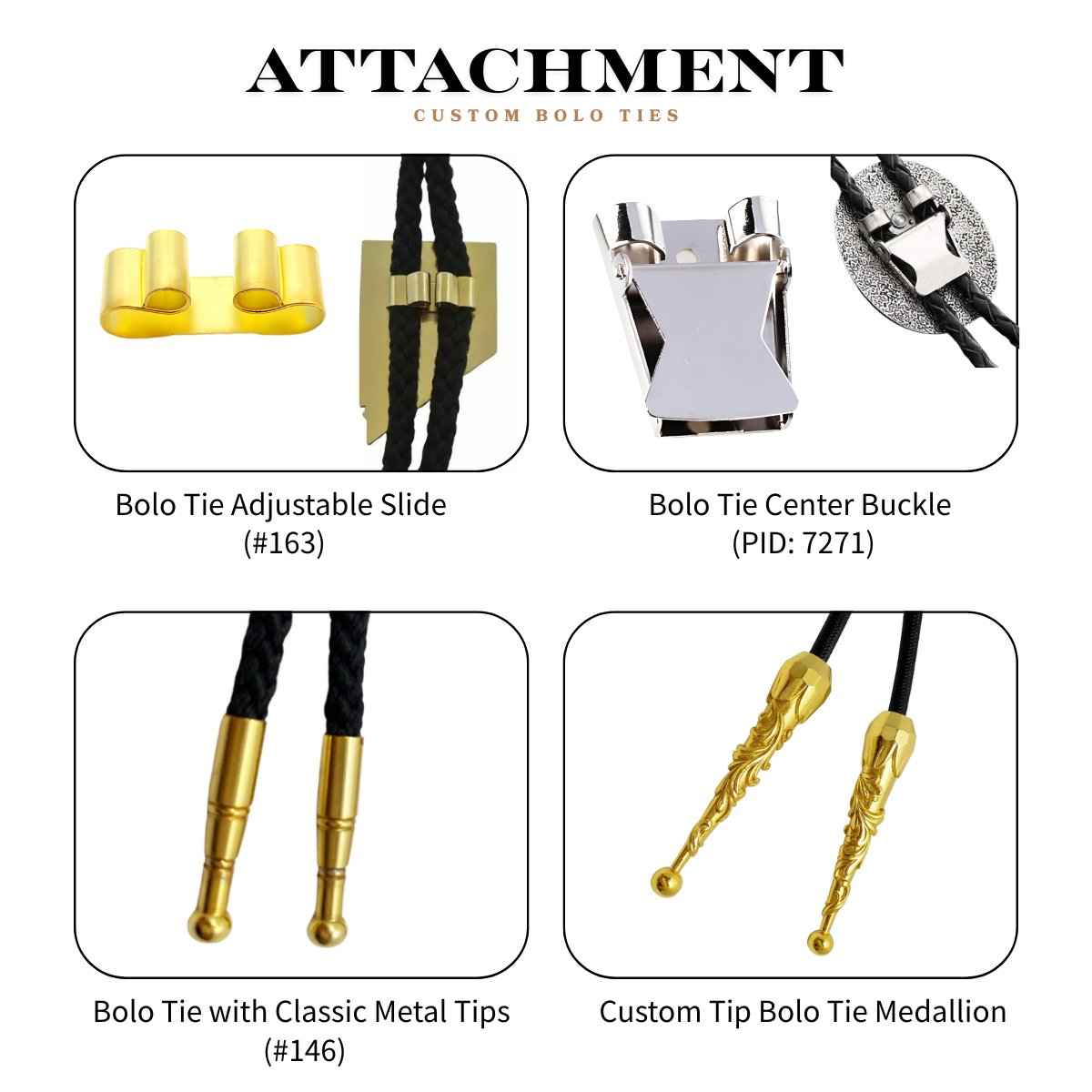 Custom Bolo Tie Attachment