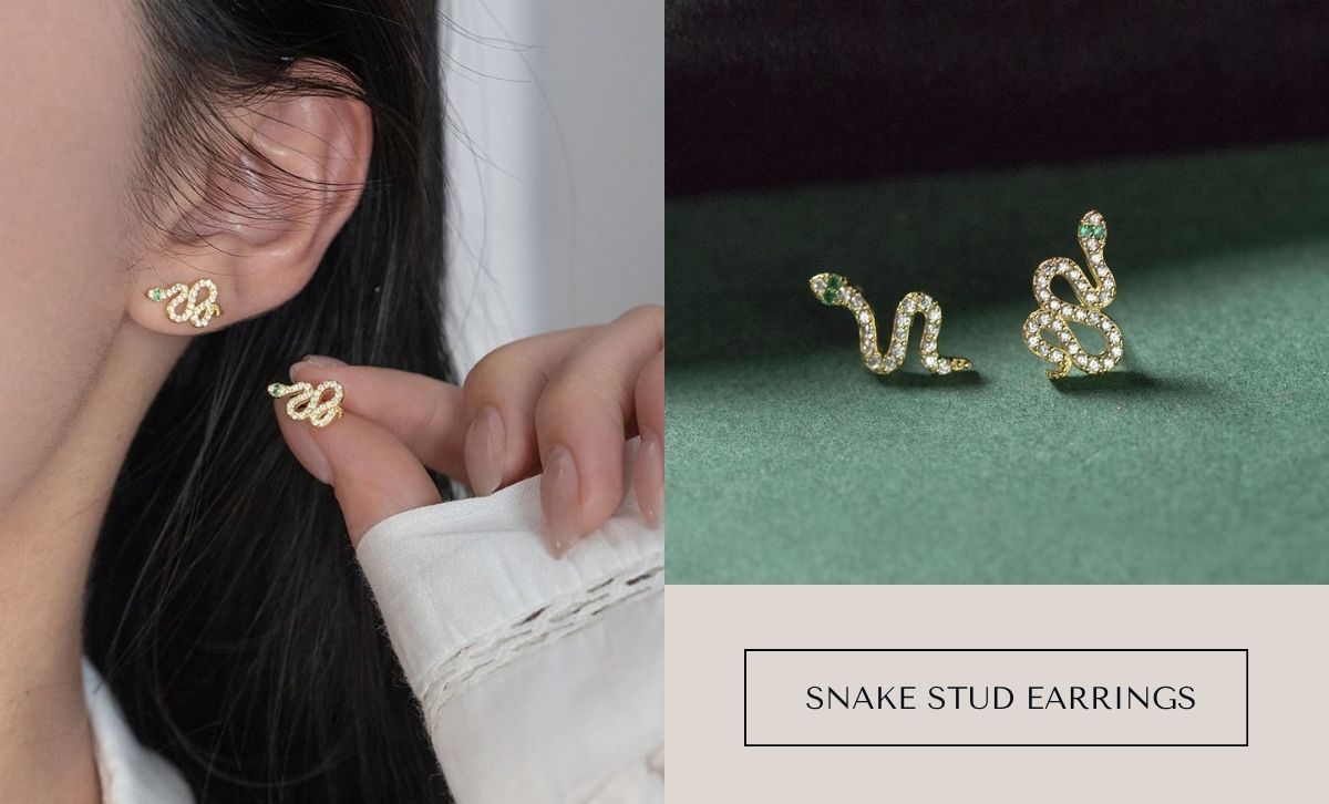 925-sterling-silver-hypoallergenic-snake-stud-earrings-worn-by-model-for-sensitive-ears