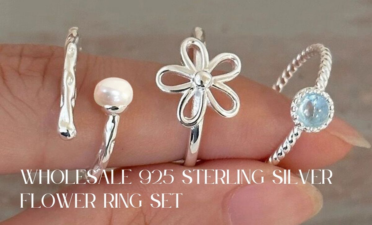 925-sterling-silver-flower-ring-set-for-wholesale-and-bulk-orders-jewelry-factory-showcase