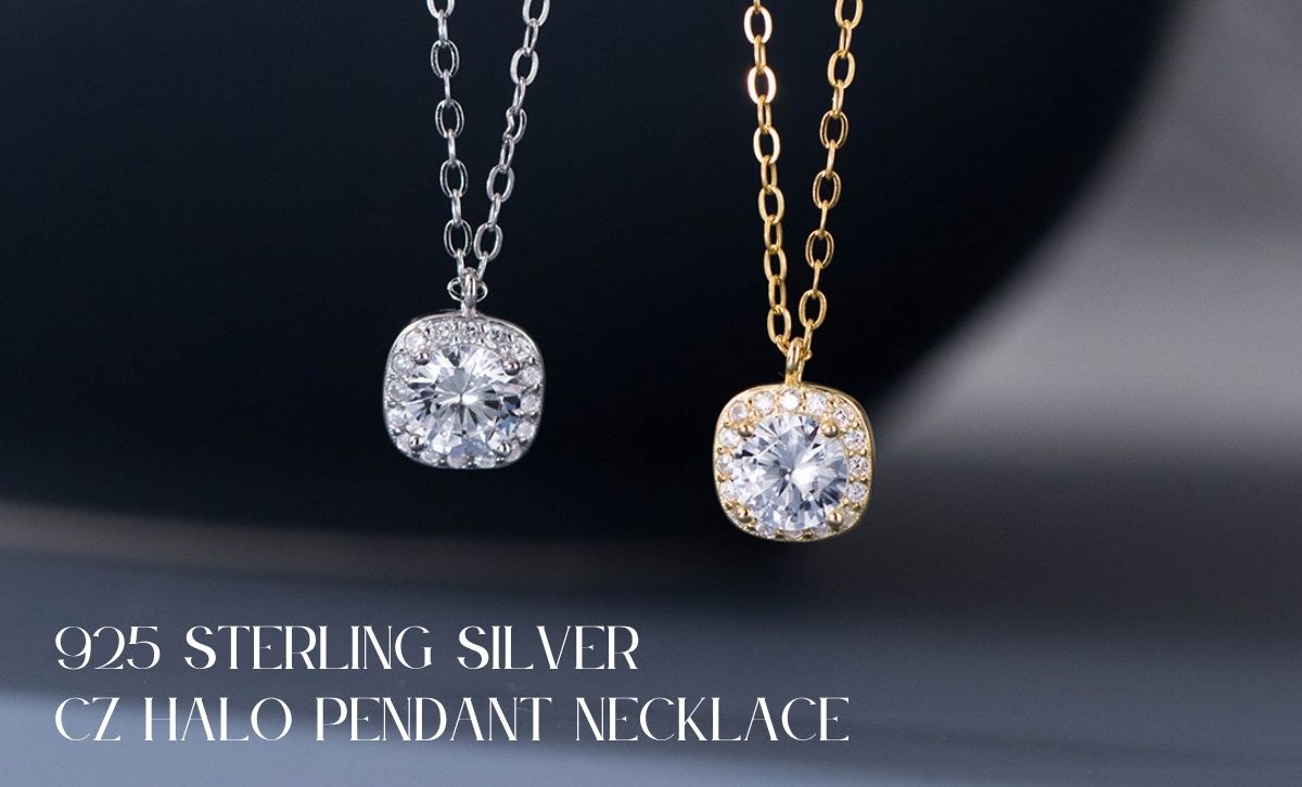 custom-jewelry-packaging-for-925-sterling-silver-cz-halo-pendant-necklace-wholesale
