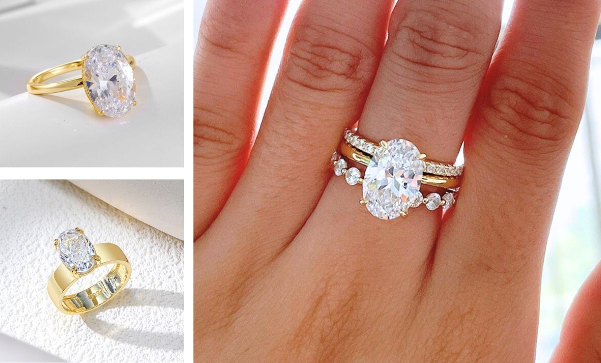 Affordable Taylor Swift Inspired Rings in cubic zirconia and 925 sterling silver as luxury alternatives