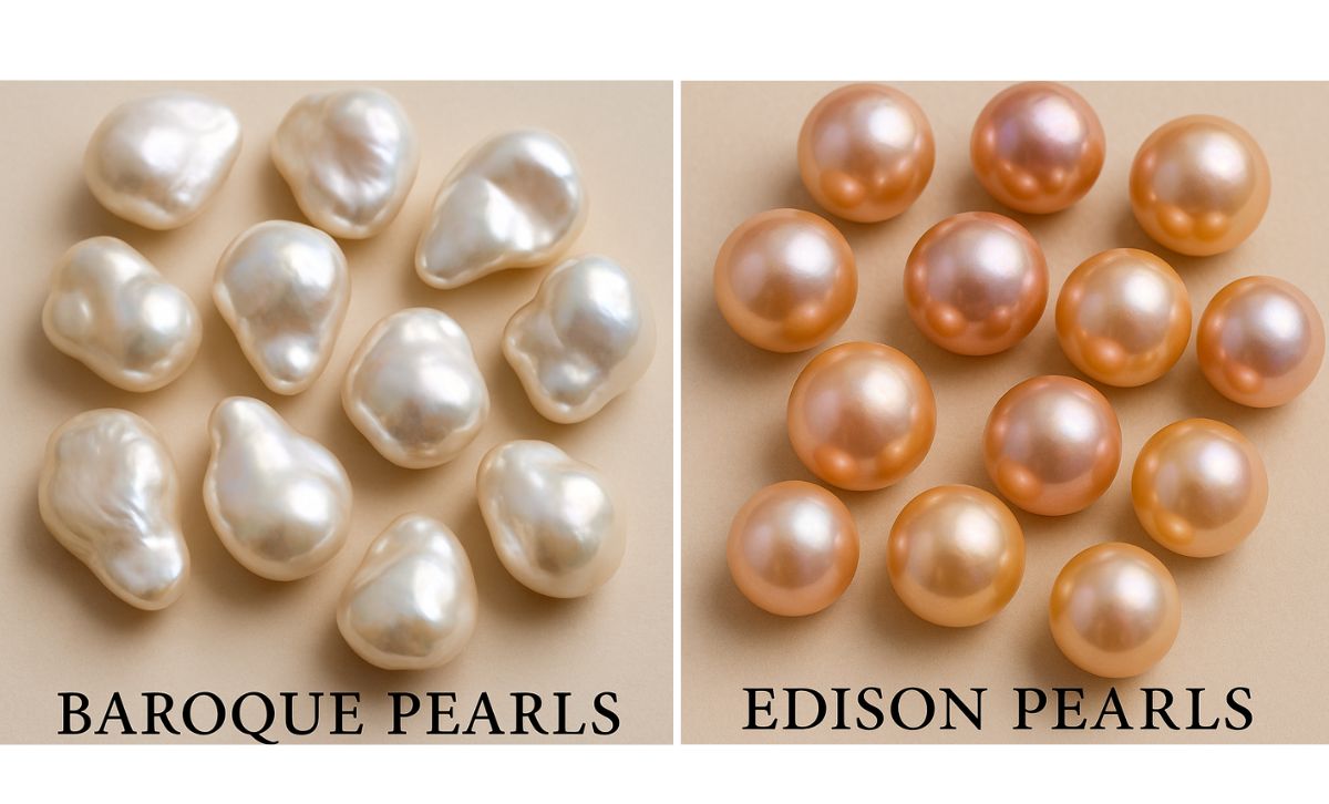 Natural pearls vs imitation pearls difference in luster and value