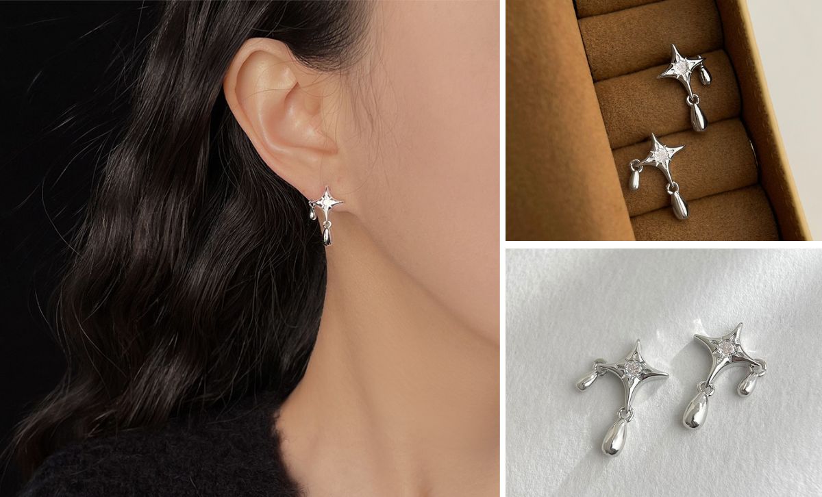 Designer Fashion Star Drop Earrings with CZ Sparkle Brass Jewelry Bulk Wholesale  這樣的設定可以同時覆蓋 主關鍵字 (Star Drop Earrings)，又有 批發詞 (wholesale / bulk)，同時帶入長尾詞（wedding, party, women）來擴展流量。  要不要我幫你再針對這組圖片寫一段 SEO 圖片描述 (Image SEO Caption)，讓你放在產品頁圖說位置，加強自然排名？  Select 21 more words to run Humanizer.  “CZ Star Drop Earrings for Women Party and Wedding Guests Brass Jewelry Wholesale”