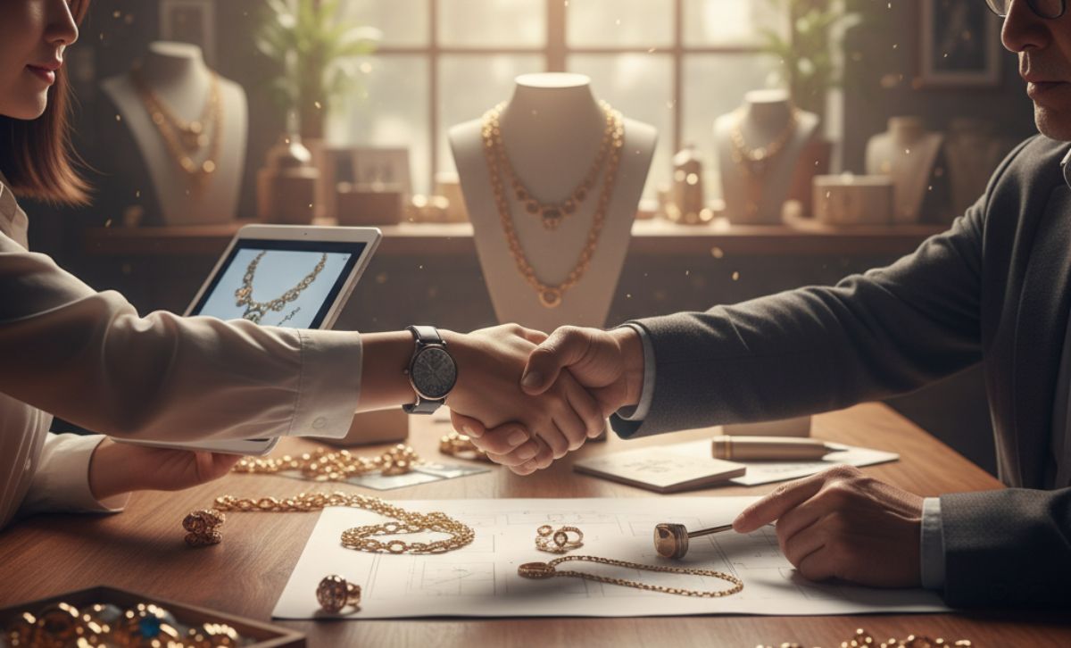 jewelry OEM ODM manufacturer meeting – custom jewelry development and branding support