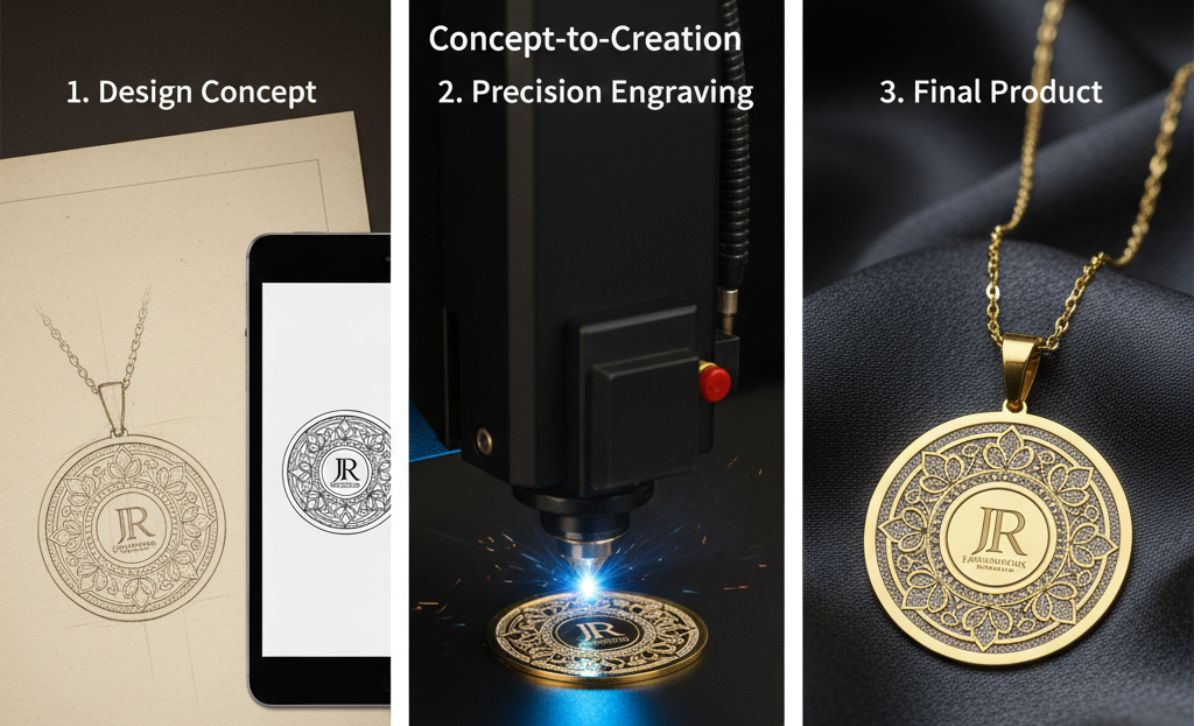 custom laser engraving process