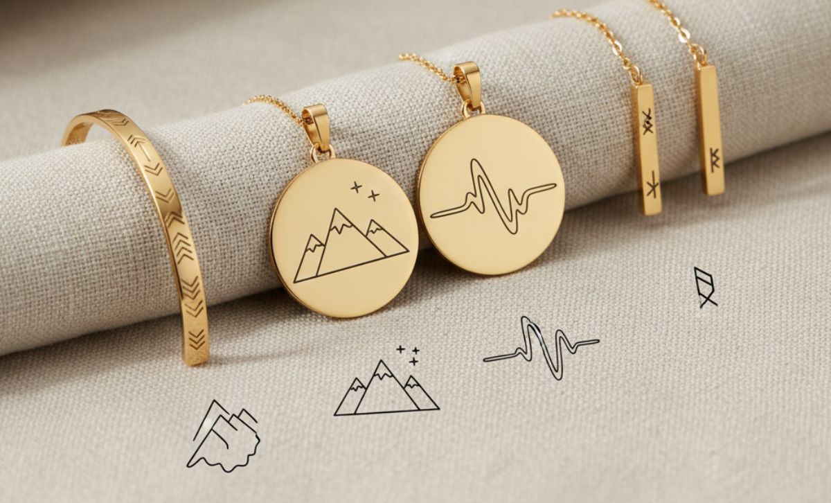 laser etch logo jewelry