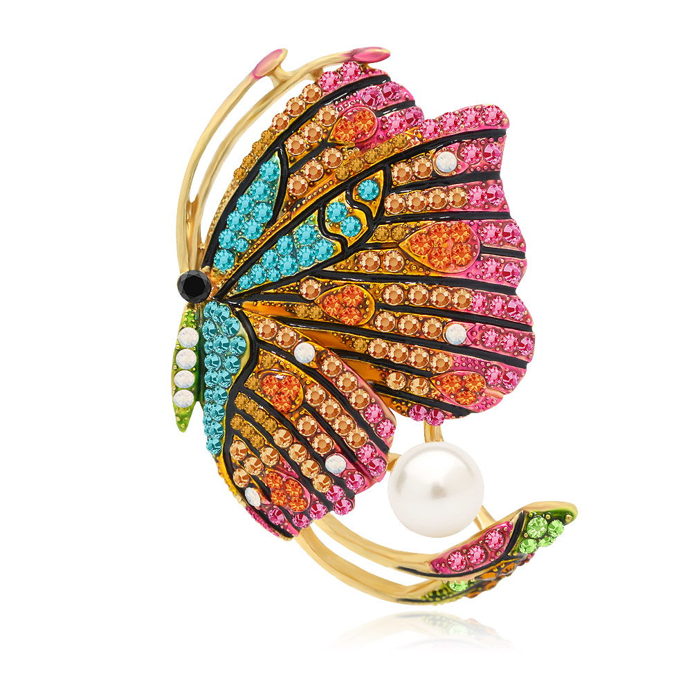Wholesale Colorful Crystal Rhinestone Butterfly Brooch Pin | JR Accessories