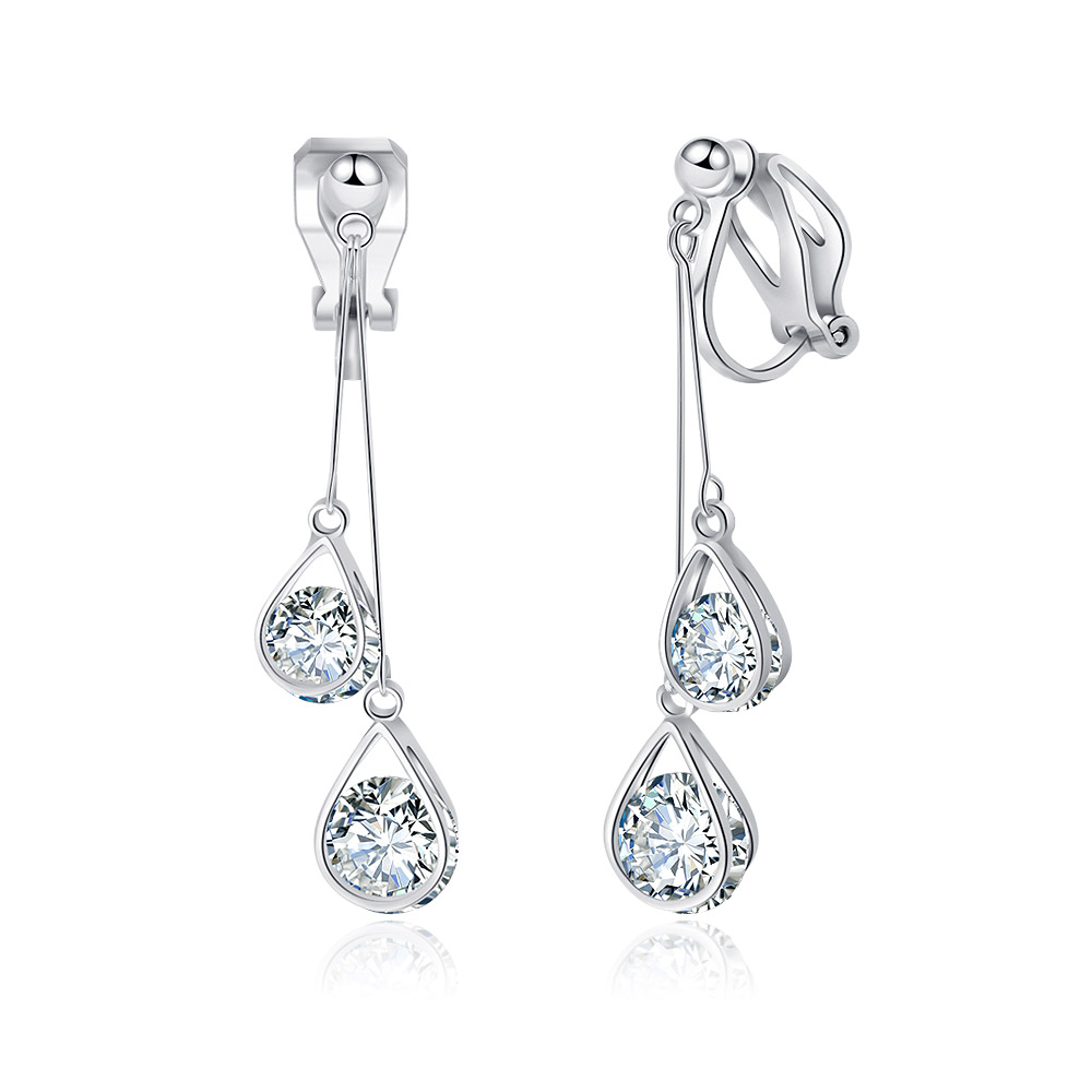 Sterling Long Olive Leaf Dangle Drop Earrings| Clip On Earrings| Gold Rose  Gold & S Tassel Earrings| Bridal Wedding Earrings