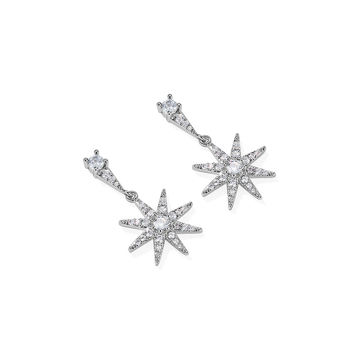 Wholesale Tiny Starburst Drop Earrings | JR Fashion Accessories