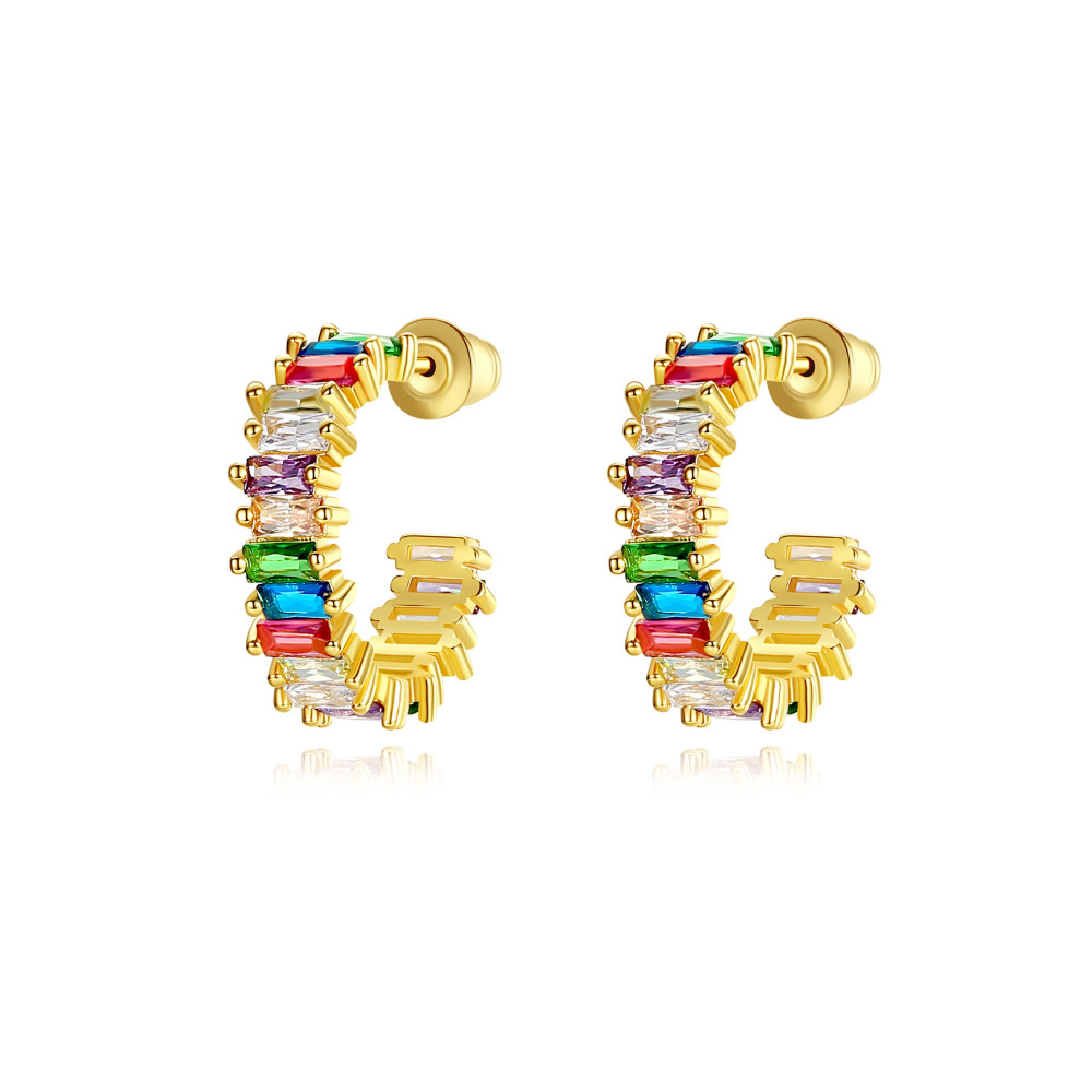 Wholesale Price Circle Acrylic Cute Stud Hoop Earrings Fashion Accesso –  Feelontop Jewellery