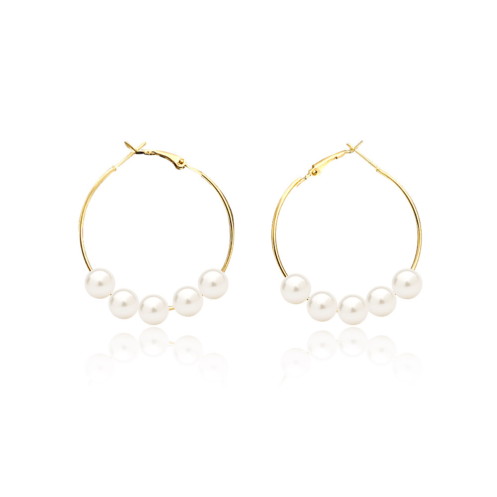 Pearl Hoop Earrings Jewelry Supplier | JR Fashion Accessories