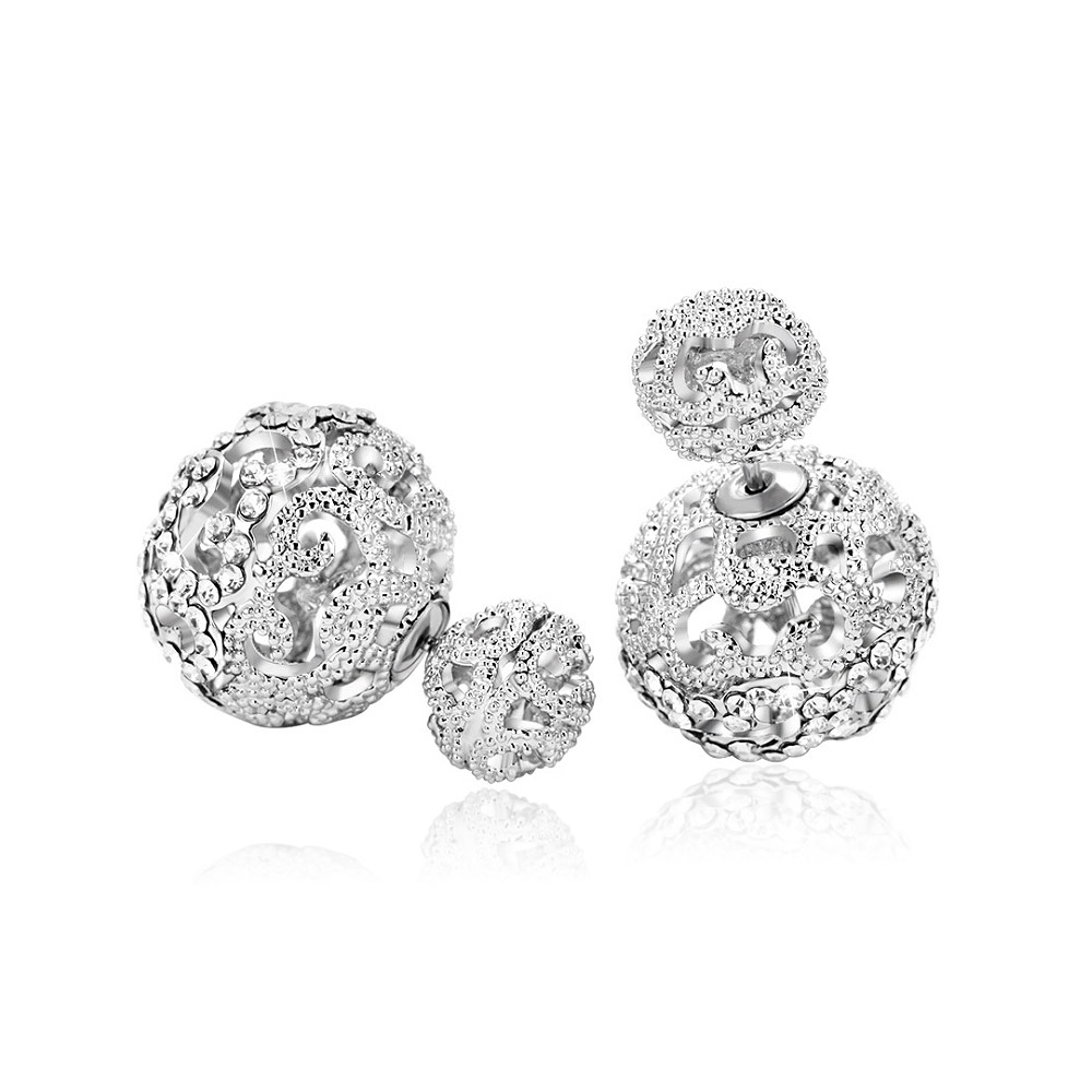 Top more than 153 pave diamond ball earrings latest - seven.edu.vn