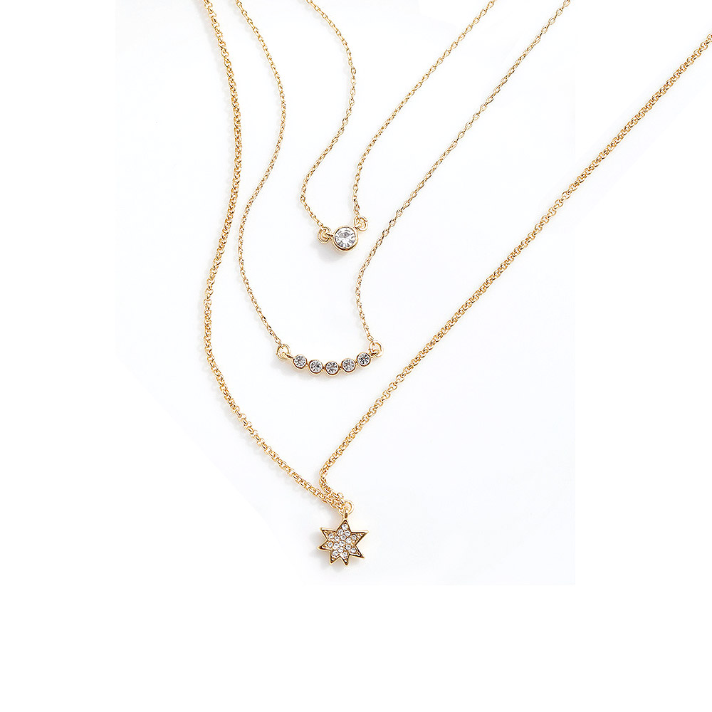 Star Layer Necklace Wholesale | JR Fashion Accessories