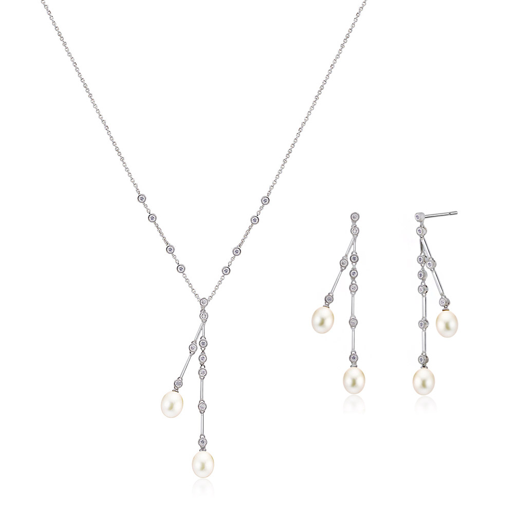 Wholesale Pearl Bridal Jewelry Set | JR Fashion Accessories