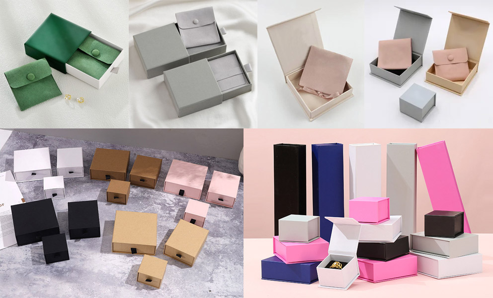 50pcs Custom Necklace Packaging Rings Earrings Jewelry Package Pouch Bag  for You Bulk Wholesale More Colors 