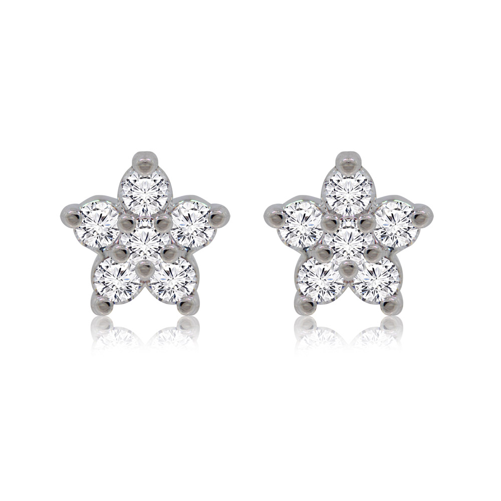 Shinning Star Stud Earrings