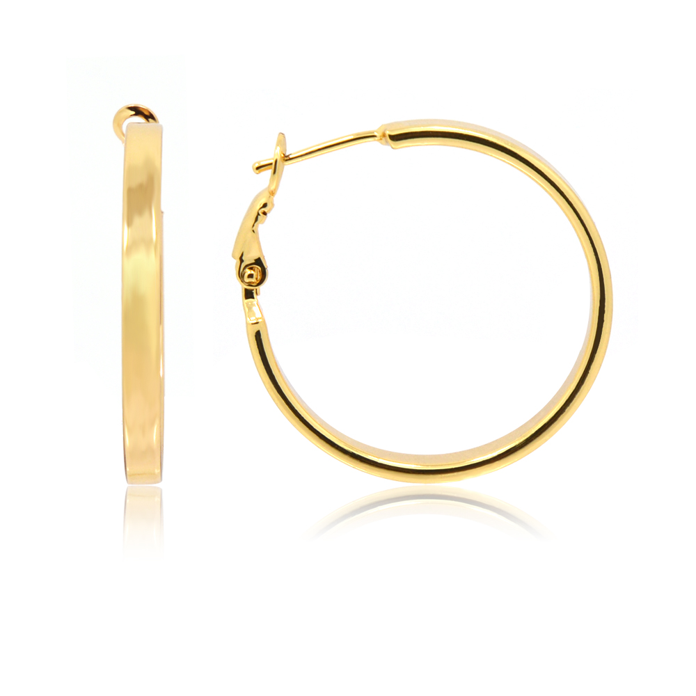 Gold Hallow Endless Hoops