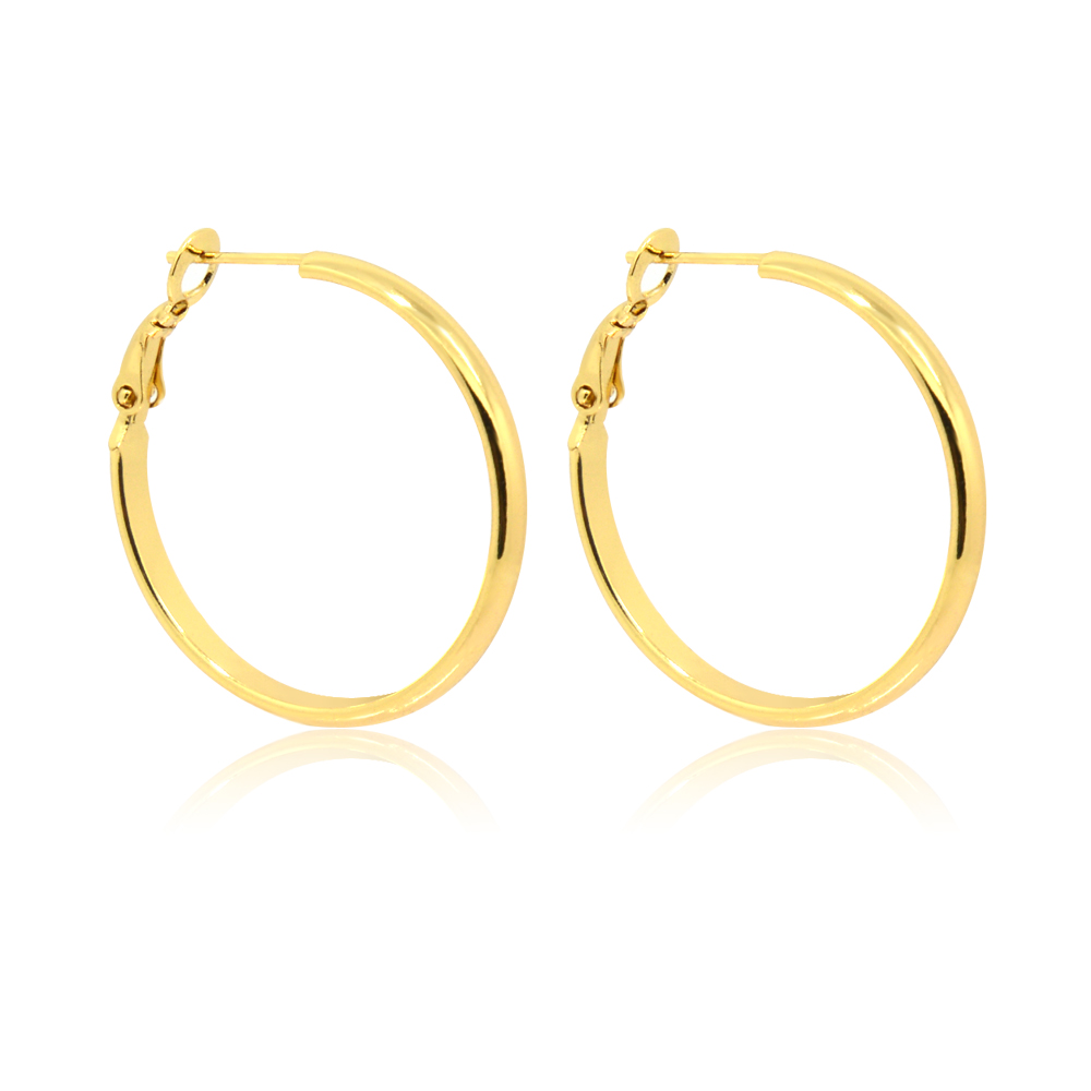 Wholesale 40mm Very Lightweight Rounded Hoops | JR Fashion Accessories